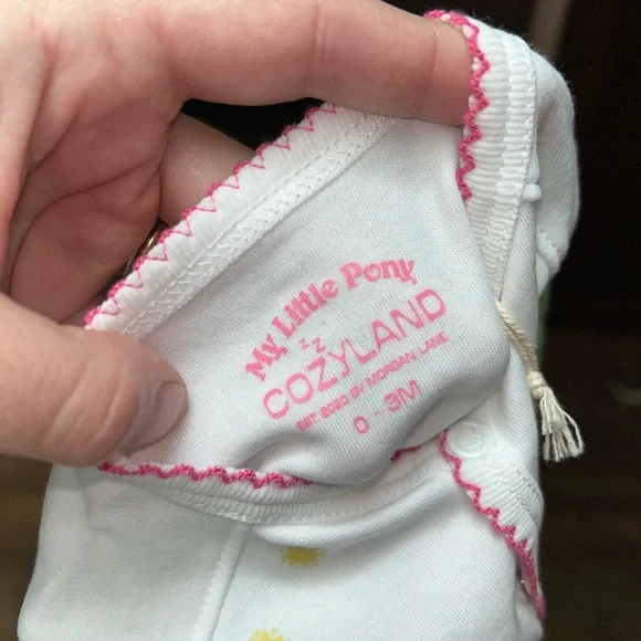 Cozyland My Little Pony Baby Onesie Pajamas NWT - Picture 4 of 4